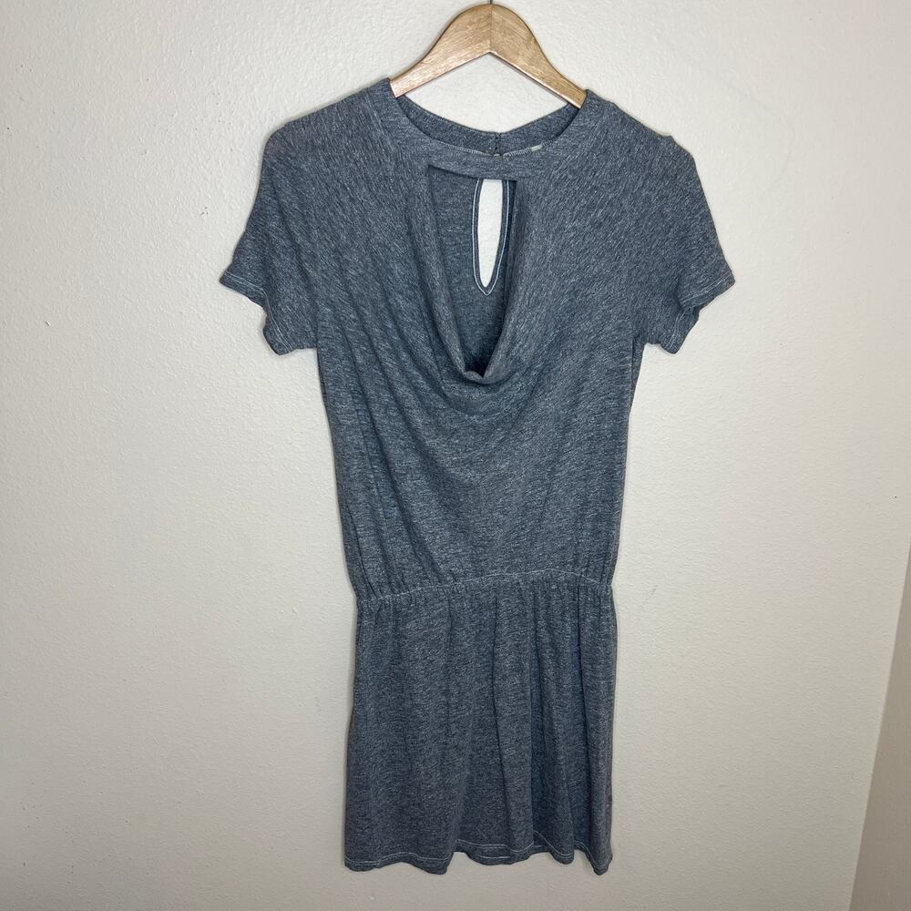 Lanston Gray Keyhole Dress Small